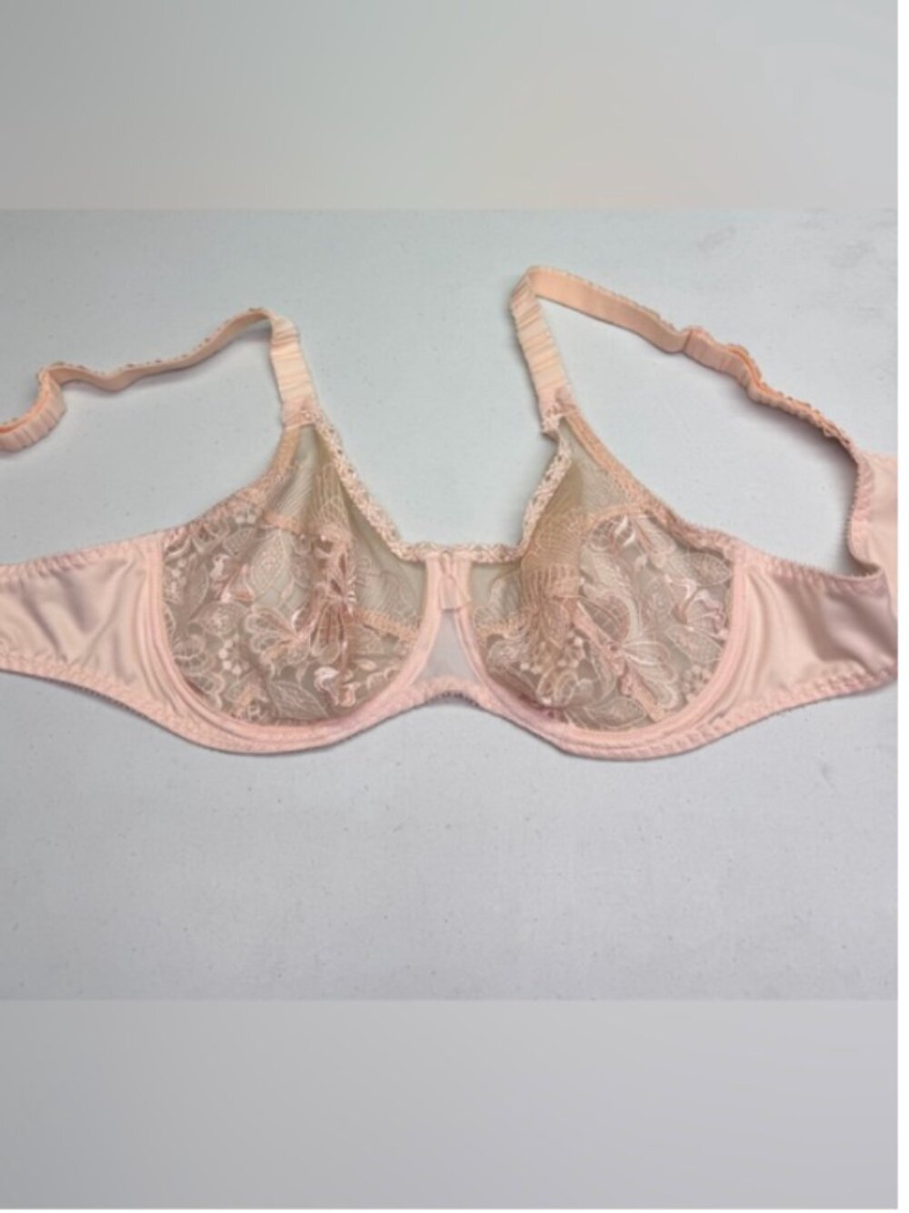 Empreinte Agathe Full Cup Underwire Bra 36C Ivory Embroidered NWOT *P1067